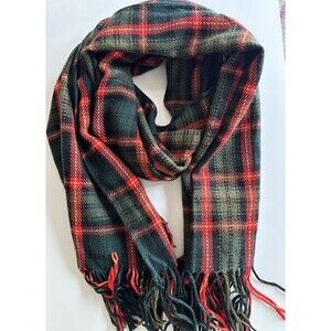 Scarf Check Wrap Scarves Winter Warm 68” X 24”